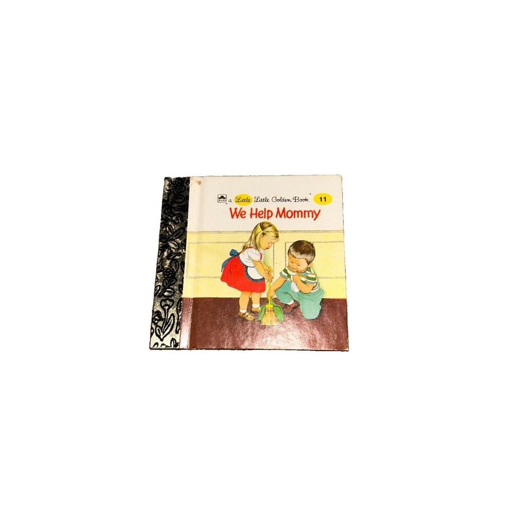 Little Little Golden Book We Help Mommy Mini #11 Eloise Wilkin 1959